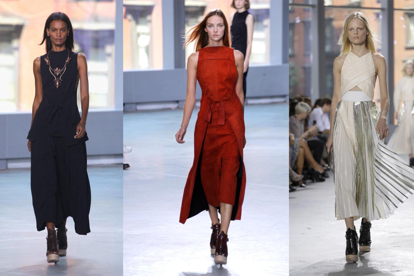 New York Fashion Week spring 2014 Proenza Schouler review Los